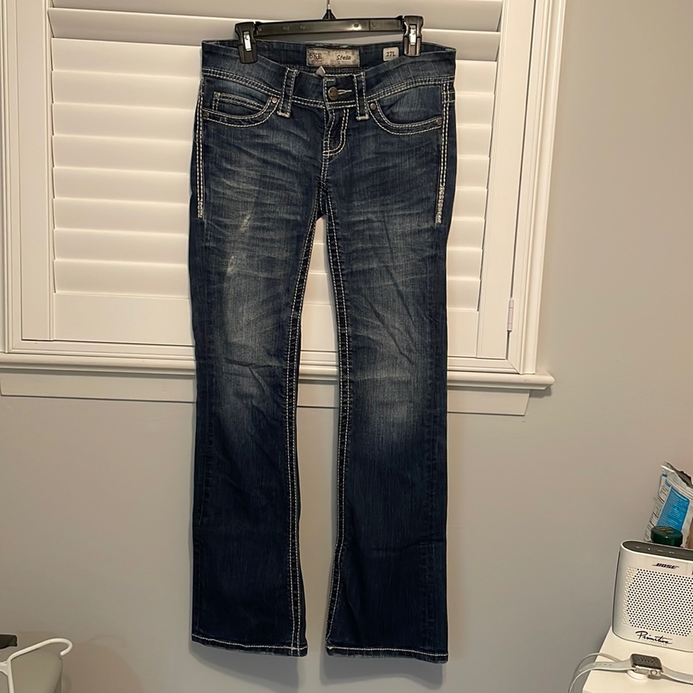 BKE Denim Stella Flare jeans, size 27 Long